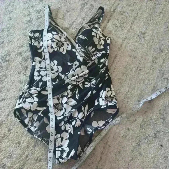 Miraclesuit Blossom Oceanus One Piece Slimming Swimsuit M - Picture 14 of 14